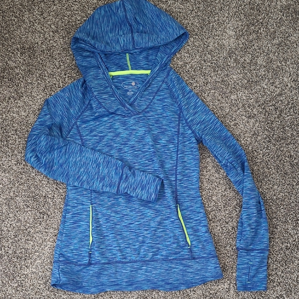 Tangerine Long Sleeve Workout Top